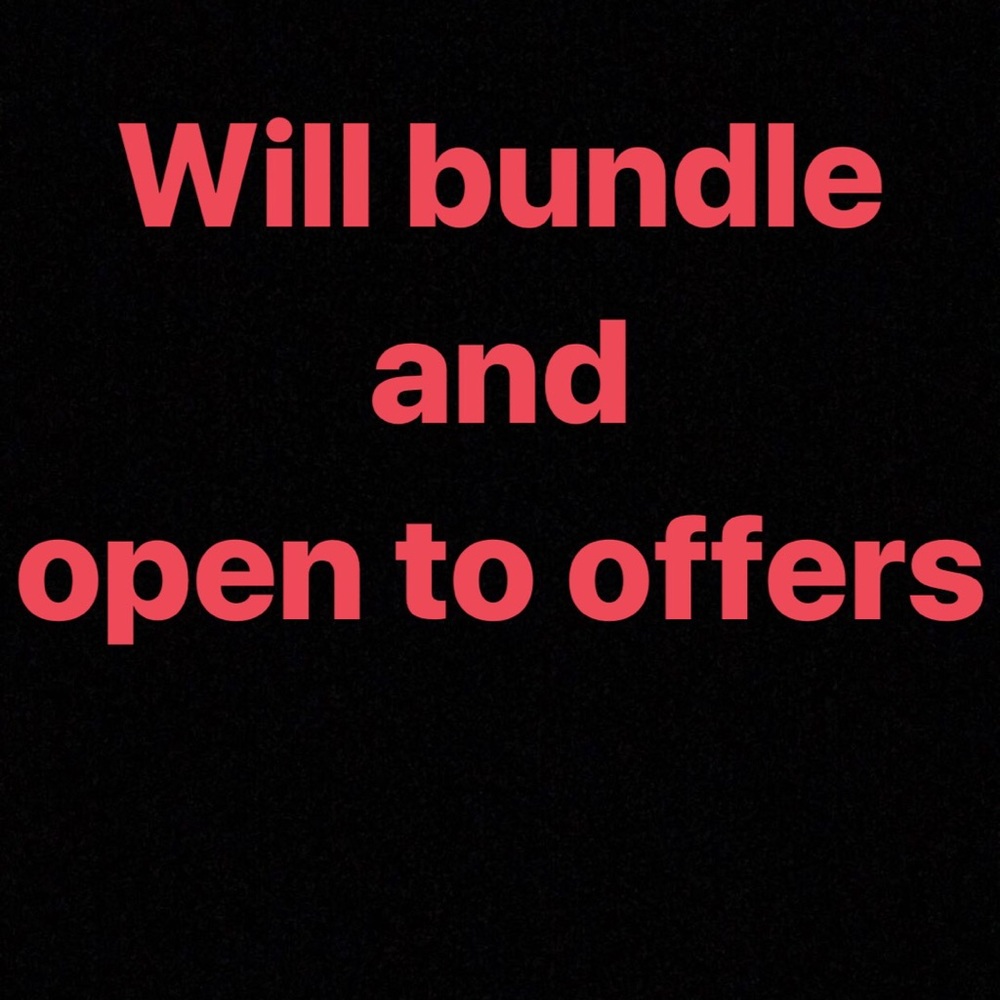 Will bundle and open to offers...Thank you